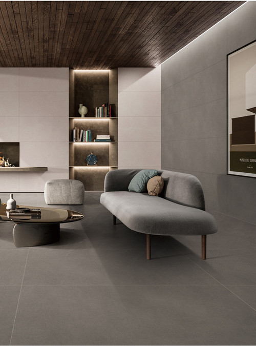 Grey Cement Look Porcelain Tile Concrete Look Rustic Ceramic 60*120cm