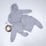 3D Embroidery pullover fleece sweatshirt