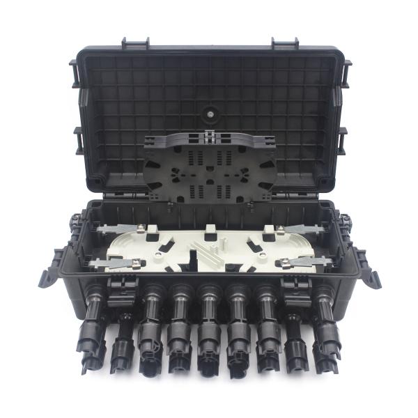16F Outdoor Fiber Optic Cable Connection Box with TYCO Adapter For Metro