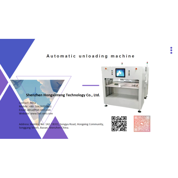 Smt Pcb Stacker Destacker Unloader Machine With Adjustable Width For Led Production Line