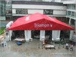 20X20M Red Fabric Cover Outside Event Tent For Exhibition , Outdoor Trade Show