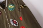 Ladies 2 color Nylon Elastic parka, Women's fashion parka,Embroidery, Special