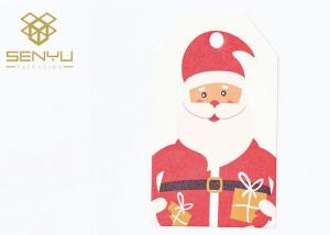 Wholesale Christmas Printing Paper Hang Tags White Color Matte Finishing Surface Coating from china suppliers