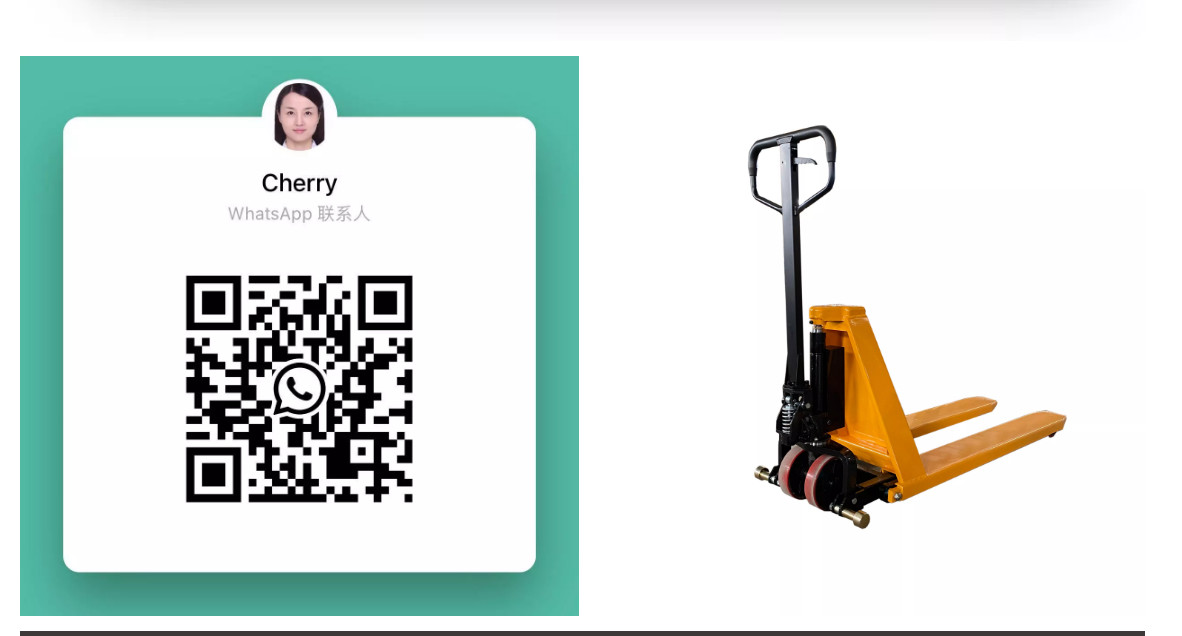 Single Scissor Pallet Truck Manual 1000kg Lifting Height 800mm