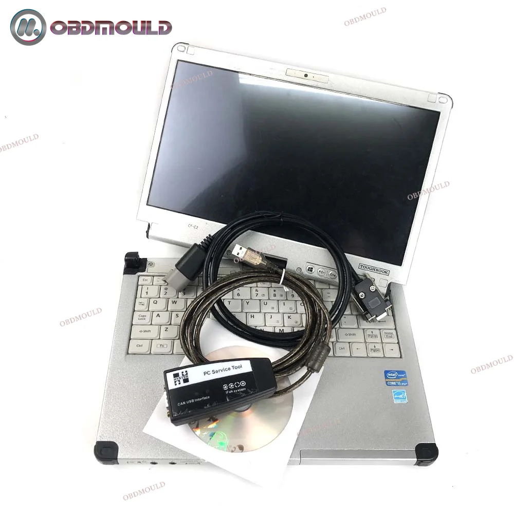 V4.99 For Yale Hyster+CF C2 Laptop PC Service Tool CAN USB Interface Diagnostic Cable Ifak Forklift Auto Diagnositc Tool