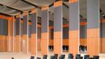 Customized Hotel Acoustic Room Dividers With Ceiling Track Heat Insulation