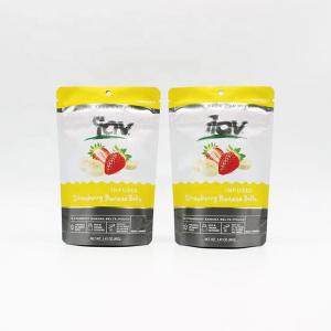 Wholesale Smell Proof Printed Aluminum Foil Zipper Bag Soft Touch Mylar Stand Up Pouches from china suppliers