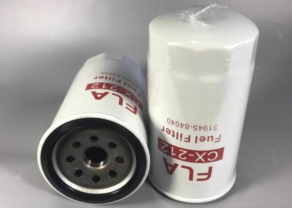 Smooth Flow Excavator Fuel Filter Synthetic Rubber Seal Safety Valve Anti