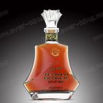 Elegant Shape Tequila Brandy Glass Bottle With Cork Top