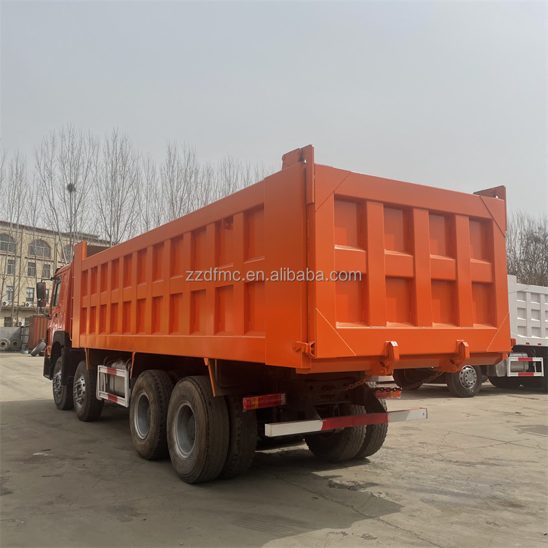 40 ton 12 tyres Howo 8X4 336HP 371HP 420 HP Second Hand Tipper Truck with Consumption