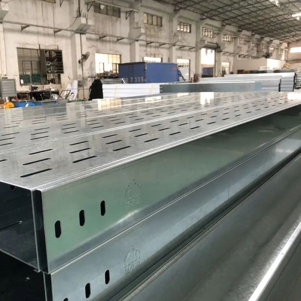 Low Maintenance Rectangular Aluminum Cable Management Tray with Excellent Corrosion Resistance