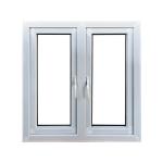 Wind Proof Casement Glass Windows PVC Hurricane Resistant Windows