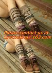 winter woods morning Leg warmers thick warm wool acrylic blend female loose