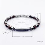 Stainless steel fashion trend jewelry men's titanium steel bracelet