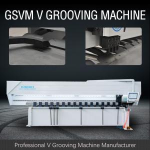Wholesale CNC Sheet Metal Grooving Machine For Metal Curtain Wall V Groover Machine 1240 from china suppliers
