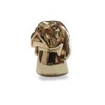 Luxury Luxury Zodiac Head Portrait Zinc Alloy Perfume Cover , Logo Size Can Be