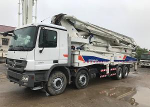 Wholesale 150M3/H 52m Concrete Boom Truck Second Hand Remanufactured White 300KW from china suppliers