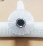 Soft White Nylon PA66 Bristle White Brush Roller Spiral Brush For Polishing