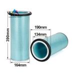 P181046 AF424M P119373 AF820M Excavator Air Oil Filter Element PC300-3 EX400-3/5