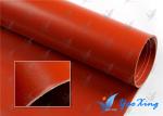 Aging Resistant Silicone Coated Fiberglass Fabric Two Sides Silicone Rubber