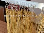 1.5mm*15mm Welded Chainmail Curtain With Metal Rings For Interior Decoration