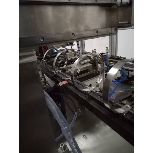 Easy Operation Assembly Automation Equipment , Automated Padded Hose Clamp