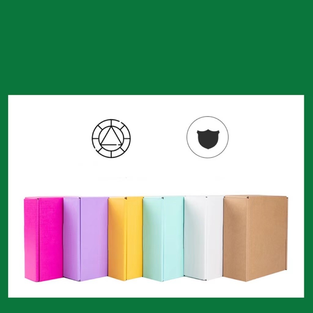 Clothing Candy Color Custom Corrugated Mailer Boxes 9x6x3 9x6x4