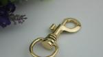 Europe popular fashion 24 mm metal nickel dog leash snap hook for pet collar