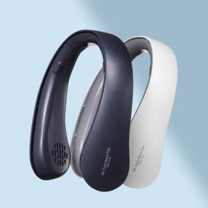 Wholesale Necklace Portable USB Fan White 2000mAh ABS Silicone Mini Air Conditioner from china suppliers