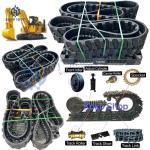 300X52.5NX98 300X52.5X98 Rubber Track Excavator Track For Mini Excavator Parts
