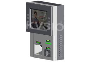 China Compact Structure Wall Mounted Kiosk Cashless Credit Card Payment Anti Vandalism on sale