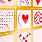 2024 Custom Valentine's Day Red Gift Shopping Paper Bags With Your Own Logo