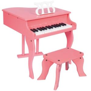 Wholesale 30 Key Pink Grand Toy wooden piano Kid toy mini piano W30 from china suppliers