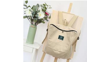 Wholesale Smart Unisex Canvas Sports Backpacks Rucksack , Cotton Backpack , Durable Backpack from china suppliers