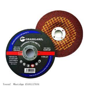 Wholesale 80m/S Metal Steel 4&quot; 100 X 6 X 16mm Abrasive Grinding Wheel For Angle Grinder from china suppliers