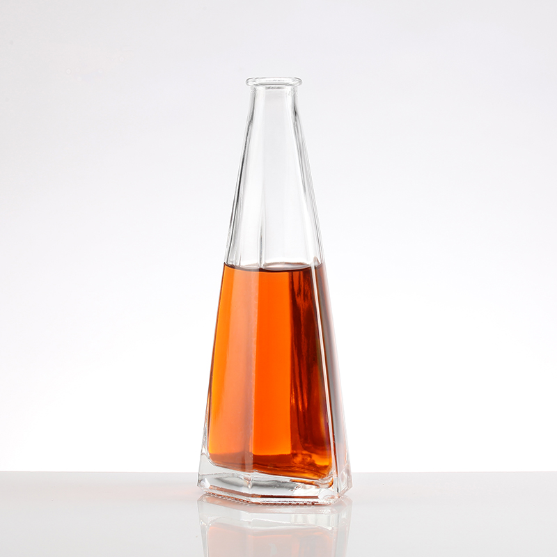 Hot Stamping Surface Handling Most Popular Custom Logo Empty Glass Liquor Bottle
