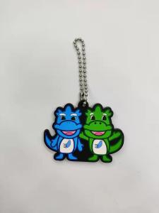 Wholesale Decorations PVC Key Holder , OEM Swivel Lobster Clasp Keychain Souvenir from china suppliers