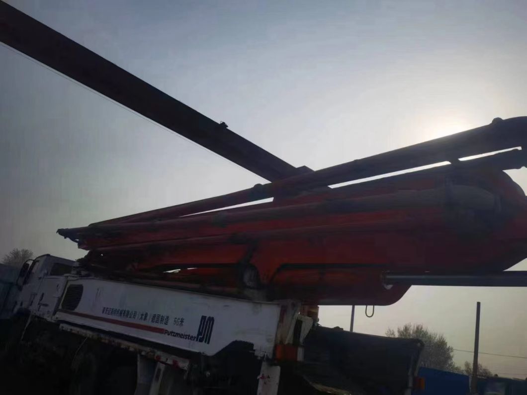 Heavy Machinery Concrete Pump 56m Putzmeister on Mercedes Benz Chassis