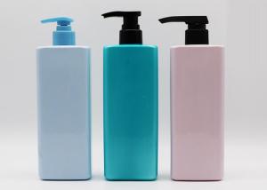 Wholesale 500ml PET Plastic Cosmetic Bottles Black Lotion Pump For Cosmetic Packaging from china suppliers