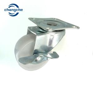 Wholesale 50MM Black PP Furniture Castors Wheels Swivel Industrial Caster Wheels With Brake from china suppliers