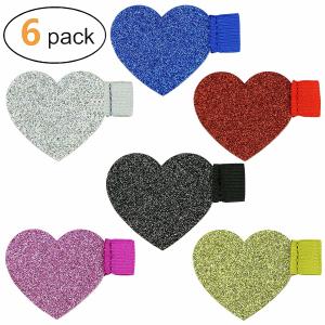 Wholesale Elastic Designed Self Adhesive Pen Loop , Unusual Stationery Items Bling Heart Shape from china suppliers