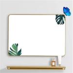 Aluminium Color Frameless Decorative Wall Mirror for Bathroom in Fashion Living