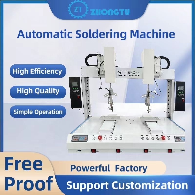 High-Speed Soldering Head and Real-Time Temperature Monitoring in Fully Automatic Soldering Machine