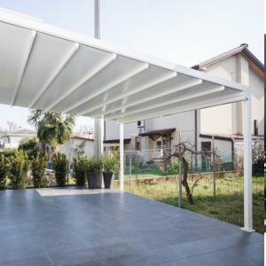 Wholesale Freestanding 150mm Blade Aluminum Louvered Retractable Patio Roof from china suppliers