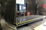 Warehouse Hydraulic Dock Lift With Super Length Electric Lip 1550mm