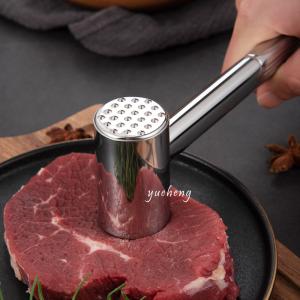 Wholesale Stainless steel meat hammer double faced meat tenerizer for knock the beef steak pig steak chicken from china suppliers