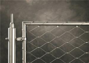 Wholesale Aisi 316 Grade 7x19 Stainless Steel Wire Rope Mesh Zoo Aviary Decorative Netting from china suppliers