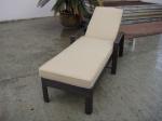 Foldable Rattan Sun Lounger