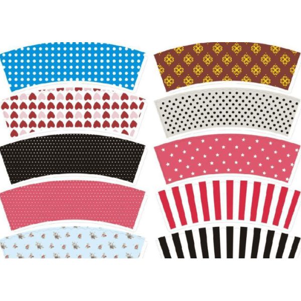 Biodegradable PE Coating Paper Cup Fan for Disposable Paper Cups