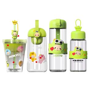 Wholesale Custom Cartoon Kids Water Fruit Infuser Glass Infusion Drink Bottle With Sleeve from china suppliers